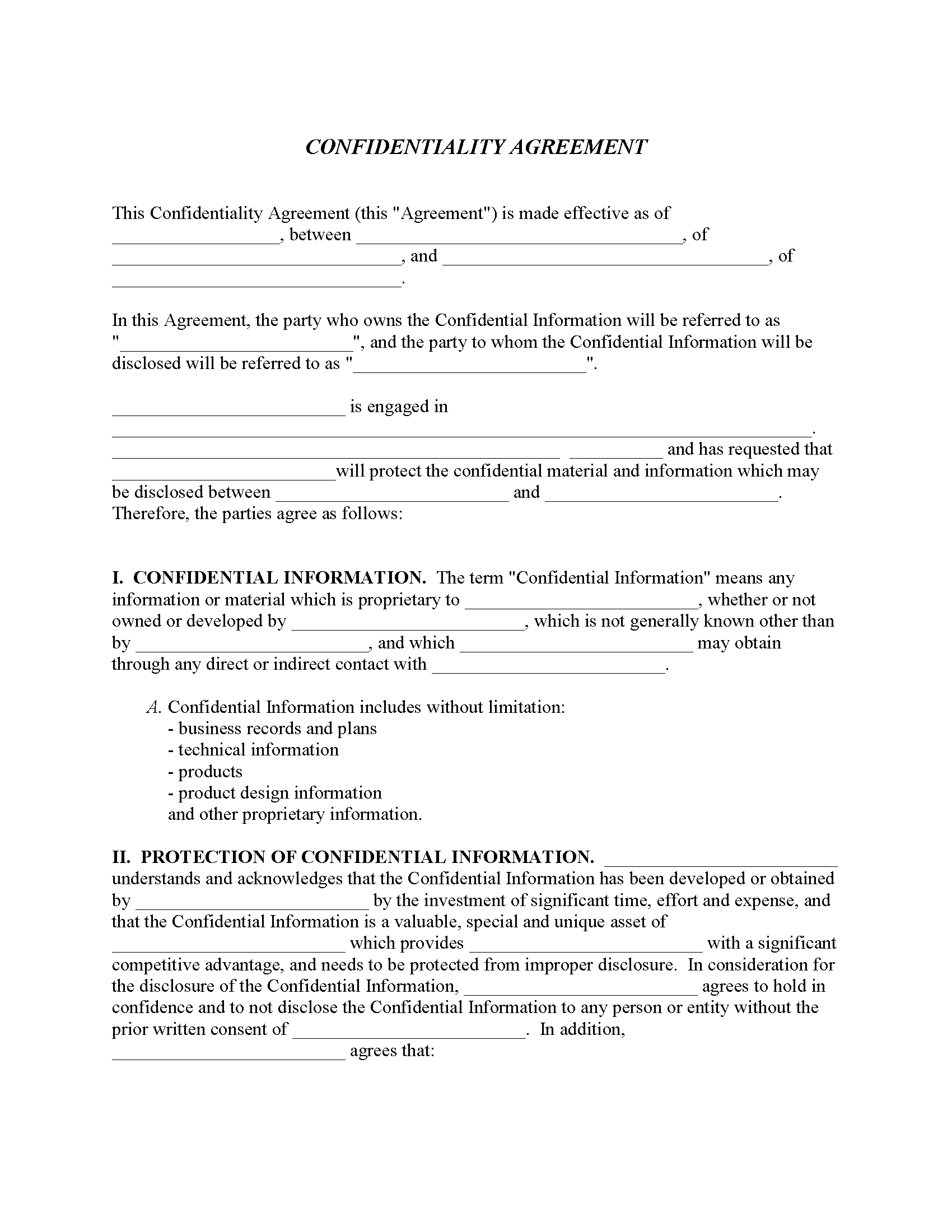 confidentiality-agreement-forms-free-printable-legal-forms