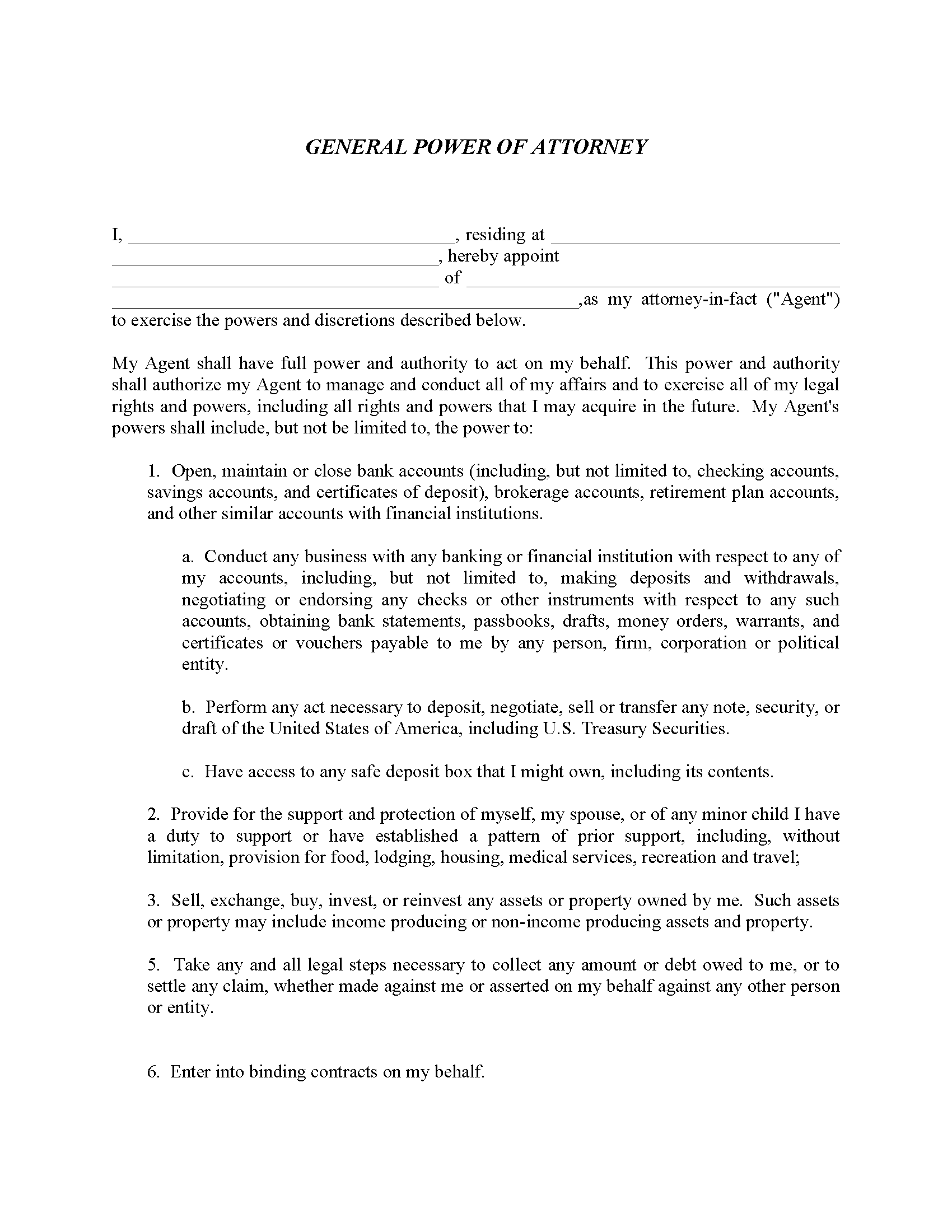power-of-attorney-printable-form